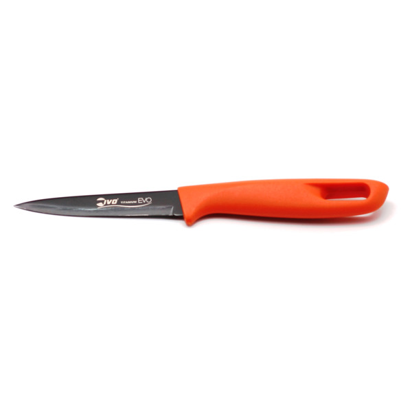 Нож овощной IVO Titanium EVO 6 см, сталь нержавеющая, оранжевый