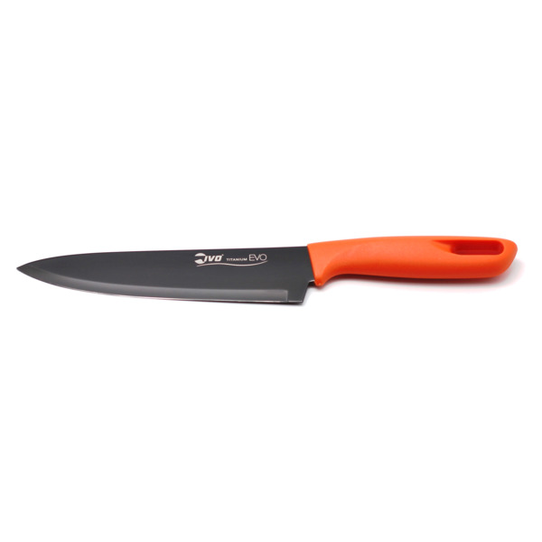 Нож поварской IVO Titanium EVO 18 см, сталь нержавеющая, оранжевый