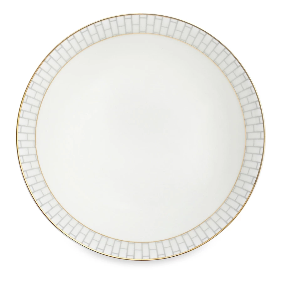 Салатник порционный ИФЗ Саламандра Грей Премиум 15 см 390 мл, фарфор костяной