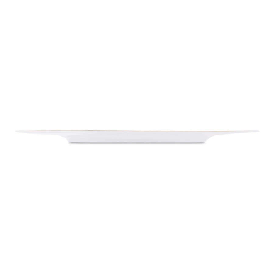 Тарелка обеденная Decor de table Бирюза 27 см, фарфор костяной