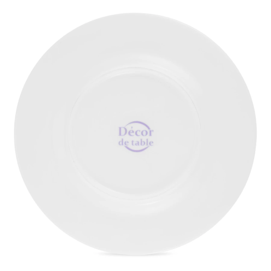 Тарелка десертная Decor de table Бирюза 16 см, фарфор костяной