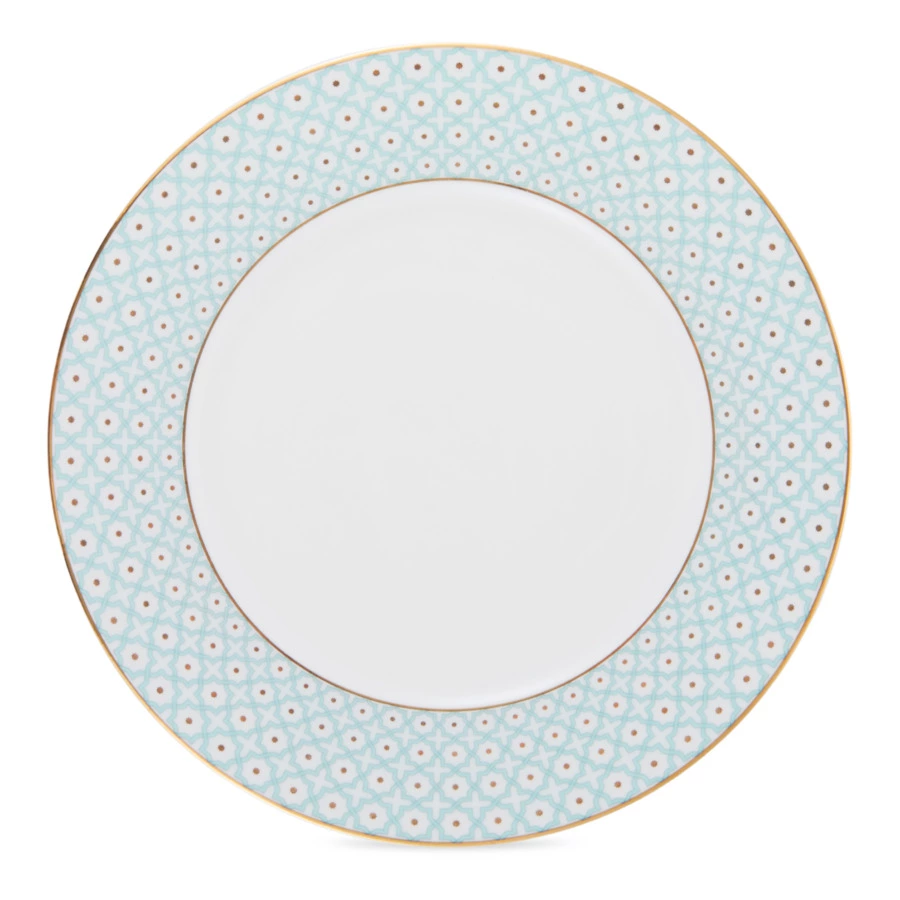 Тарелка десертная Decor de table Бирюза 16 см, фарфор костяной