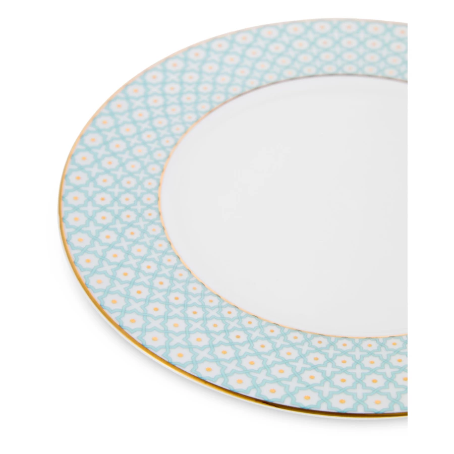 Тарелка десертная Decor de table Бирюза 16 см, фарфор костяной