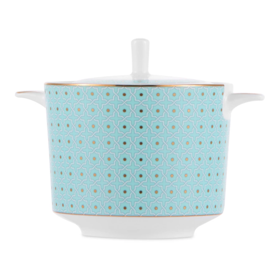 Сахарница Decor de table Бирюза 300 мл, фарфор костяной