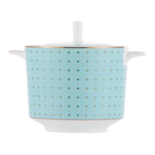 Сахарница Decor de table Бирюза 300 мл, фарфор костяной