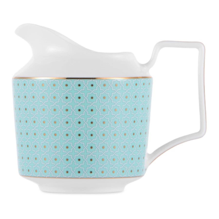 Молочник Decor de table Бирюза 280 мл, фарфор костяной