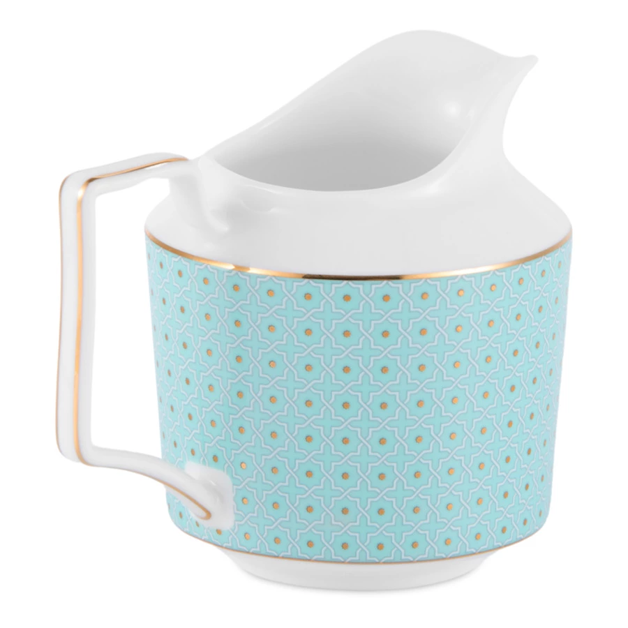 Молочник Decor de table Бирюза 280 мл, фарфор костяной