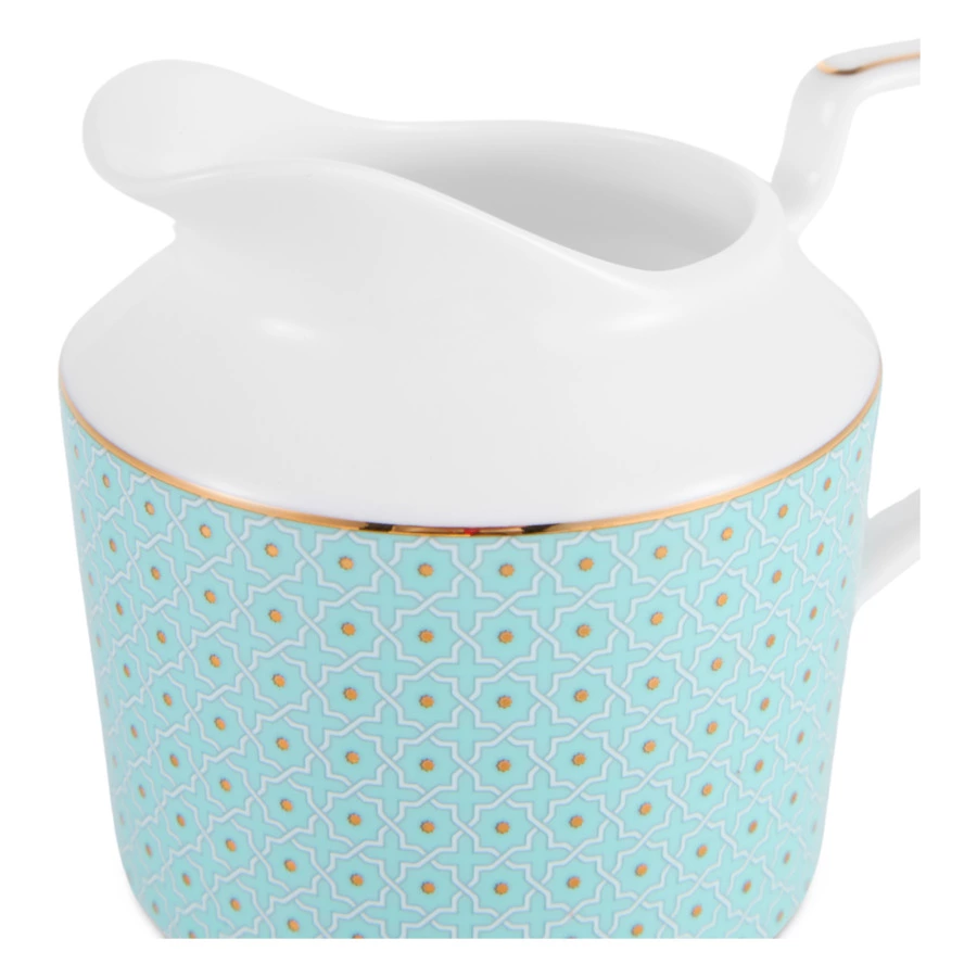 Молочник Decor de table Бирюза 280 мл, фарфор костяной