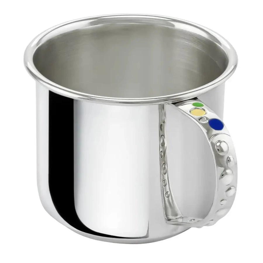 Кружка детская в футляре АргентА Do Do Мишка-малыш 100 мл 71,54 г, серебро 925