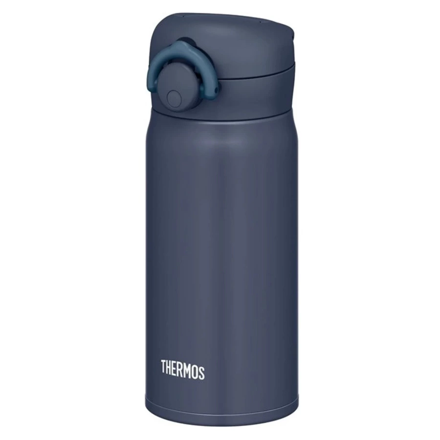 Термокружка THERMOS JNR-353 NGY, 350 мл, сталь нержавеющая, синяя, п/к (562753)