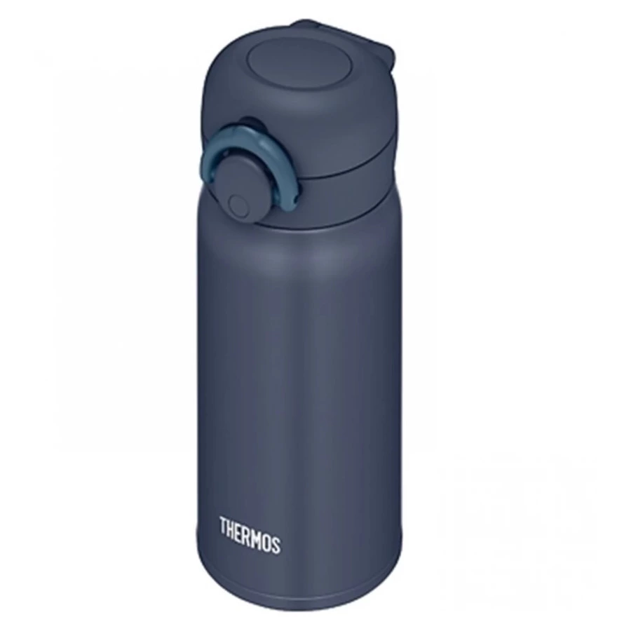 Термокружка THERMOS JNR-353 NGY, 350 мл, сталь нержавеющая, синяя, п/к (562753)