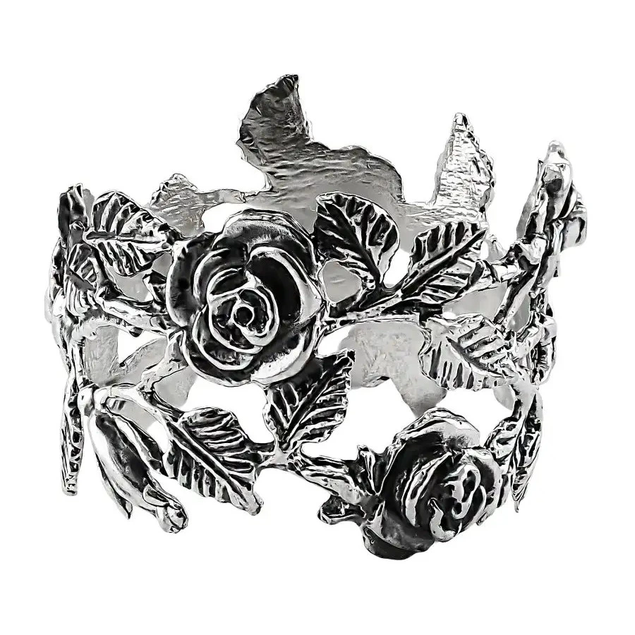 Набор колец для салфеток в футляре АргентА Classic Розалия 205,19 г, 6 шт, серебро 925