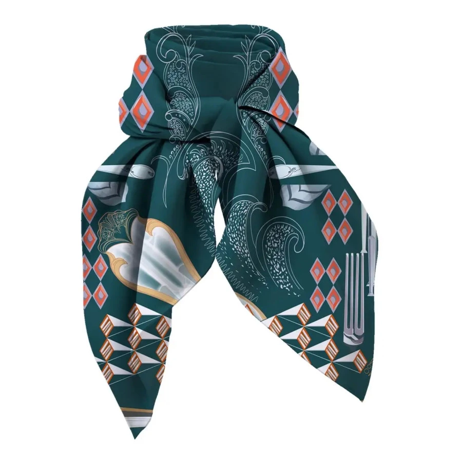 Набор столовых приборов в футляре АргентА Виноградная лоза 2053,54 г, 24 предмета, серебро 925