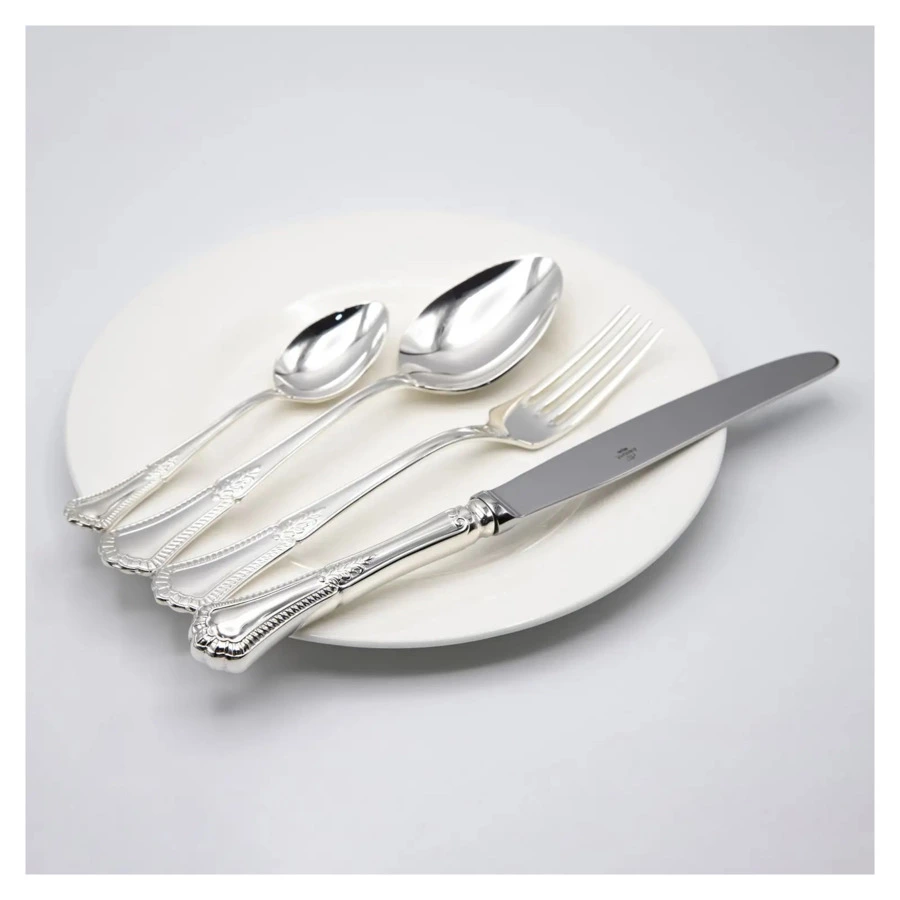 Набор столовых приборов в футляре АргентА Фаворит 1398,96 г, 24 предмета, серебро 925