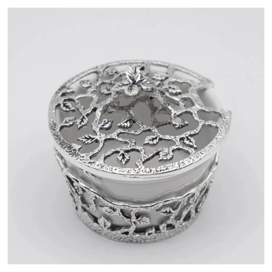 Солонка в футляре АргентА Classic Листопад 68,17 г, серебро 925