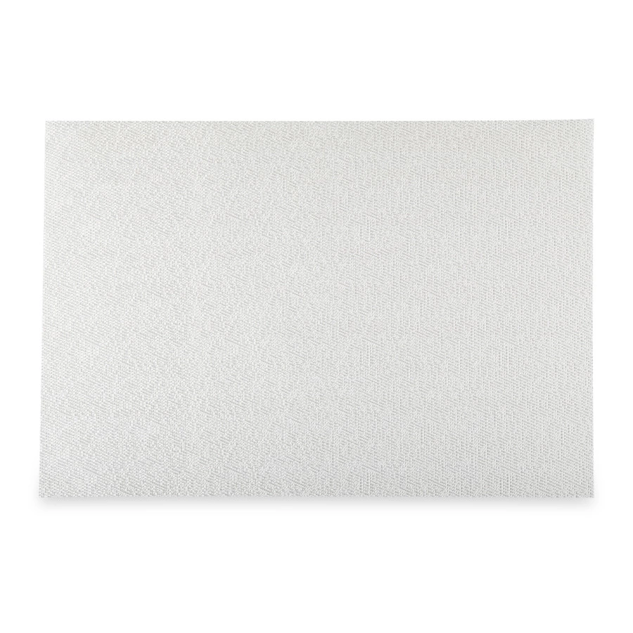 Набор салфеток подстановочных прямоугольных WO HOME SHIMMER 33х48 см, 6 шт, двусторонние, белые