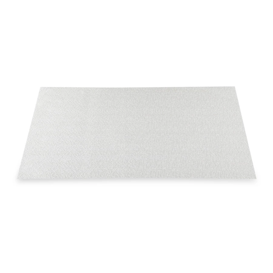 Набор салфеток подстановочных прямоугольных WO HOME SHIMMER 33х48 см, 6 шт, двусторонние, белые