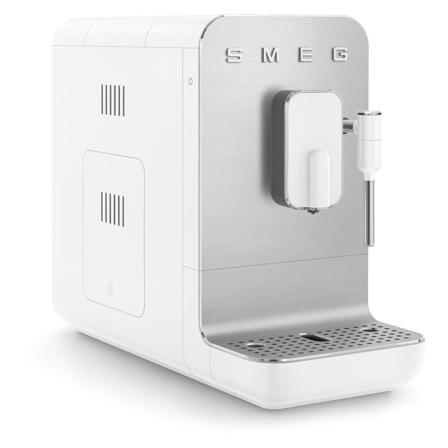 Кофемашина автоматическая SMEG BCC12WHMEU Collezione с капучинатором, белая матовая