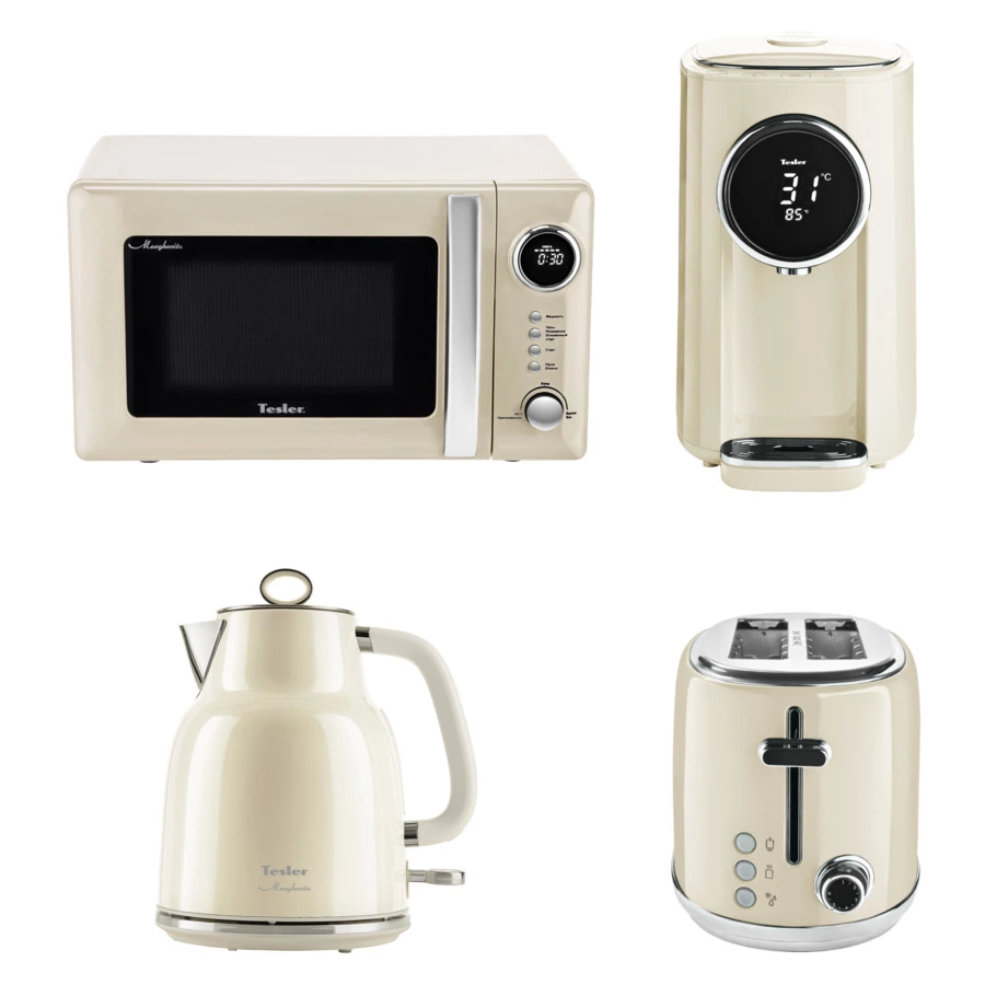 Микроволновая печь TESLER ME-2055 BEIGE 20 л, 1150 Вт, 45.1х35.9х25.7 см, бежевая