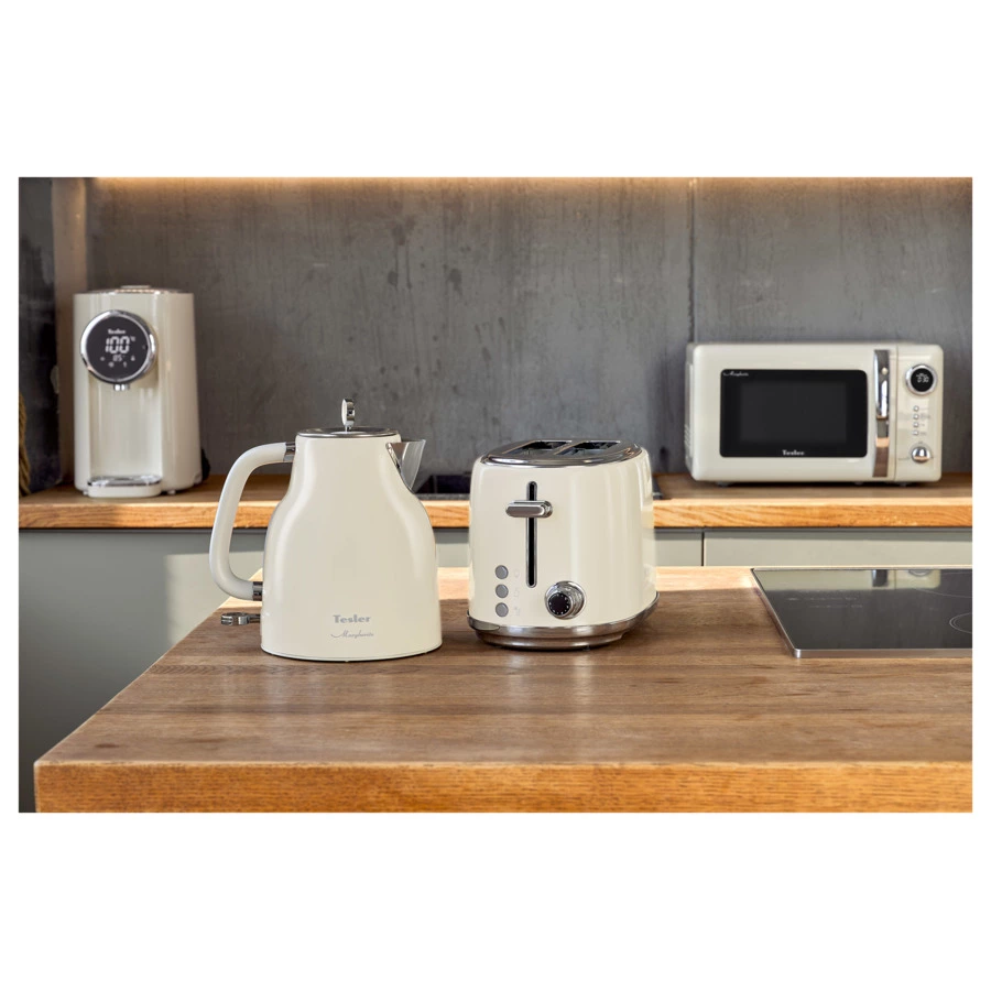 Микроволновая печь TESLER ME-2055 BEIGE 20 л, 1150 Вт, 45.1х35.9х25.7 см, бежевая