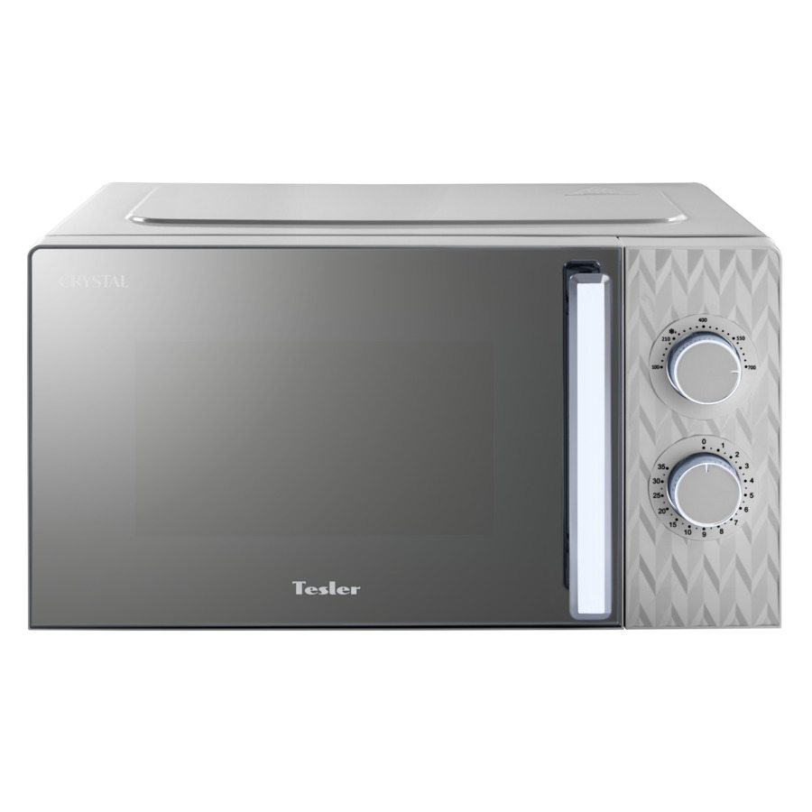 Микроволновая печь TESLER Crystal MM-2004 GREY 20 л, 1150 Вт, 45.5х35.4х26.1 см, серая