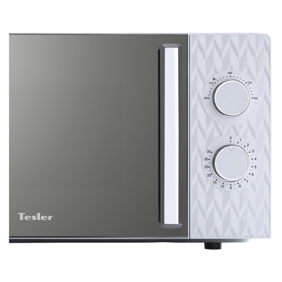 Микроволновая печь TESLER Crystal MM-2004 WHITE 20 л, 1150 Вт, 45.5х35.4х26.1 см, белая