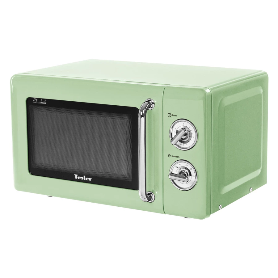 Микроволновая печь TESLER Elizabeth MM-2045 GREEN 20 л, 700 Вт, 45.1х36.3х25.7 см, зеленая