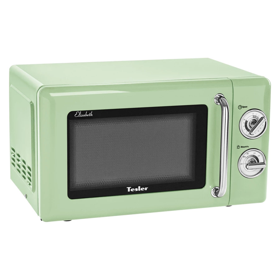 Микроволновая печь TESLER Elizabeth MM-2045 GREEN 20 л, 700 Вт, 45.1х36.3х25.7 см, зеленая