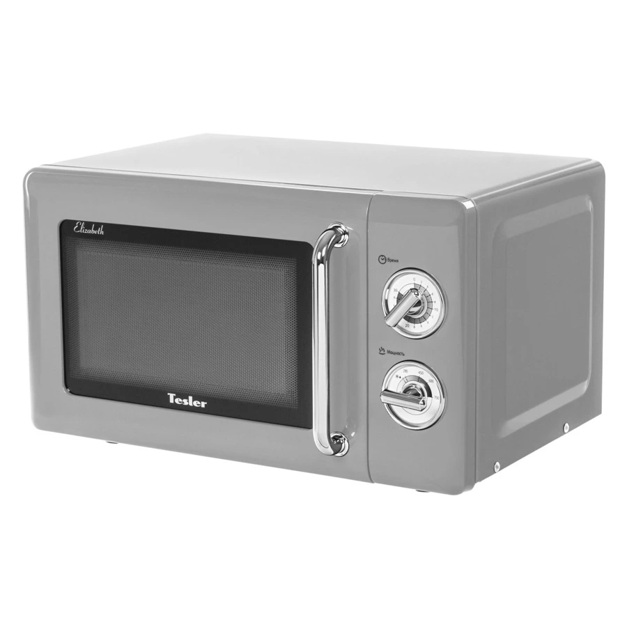 Микроволновая печь TESLER Elizabeth MM-2045 GREY 20 л, 700 Вт, 45.1х36.3х25.7 см, серая
