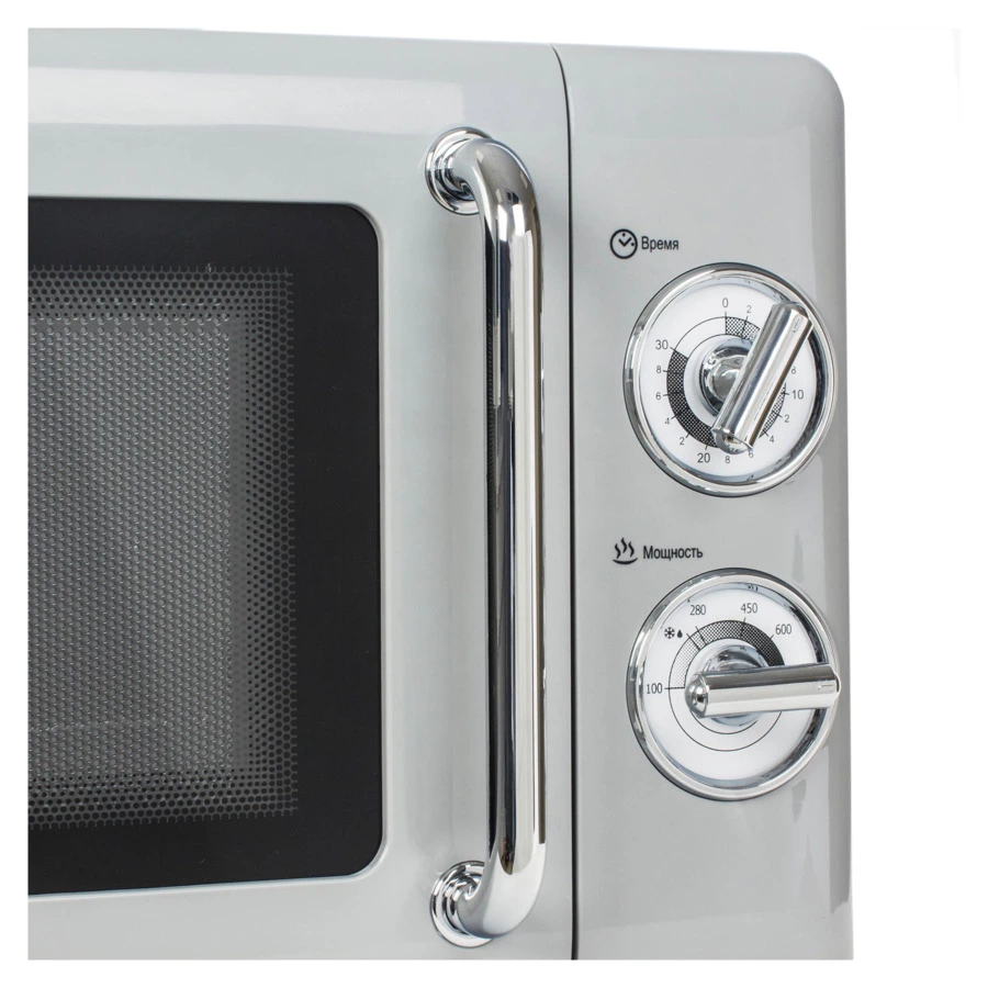 Микроволновая печь TESLER Elizabeth MM-2045 GREY 20 л, 700 Вт, 45.1х36.3х25.7 см, серая