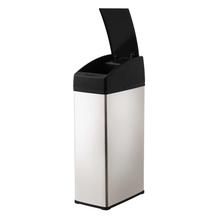 Ведро для мусора сенсорное TESLER STB-05 INOX на 6л, 22,5х15х45 см, стальное