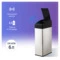 Ведро для мусора сенсорное TESLER STB-05 INOX на 6л, 22,5х15х45 см, стальное
