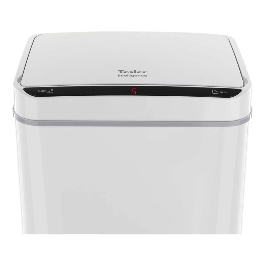 Ведро для мусора сенсорное TESLER STB-40 WHITE 40 л, 29,5х38,5х72 см, белое