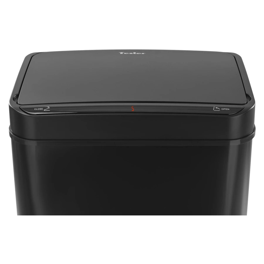 Ведро для мусора сенсорное TESLER STB-44 BLACK на 40л, 29,5х38,5х72 см, черное