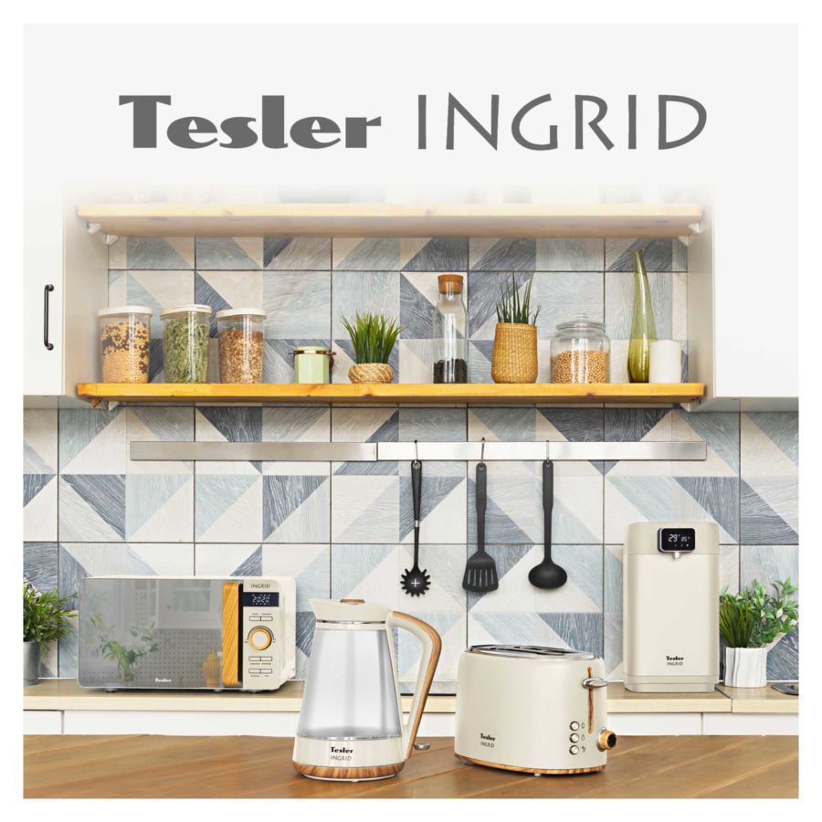 Термопот TESLER Ingrid TP-5000 BEIGE 4,5 л, 1200 Вт, 21.3х29.6х38.5 см, бежевый