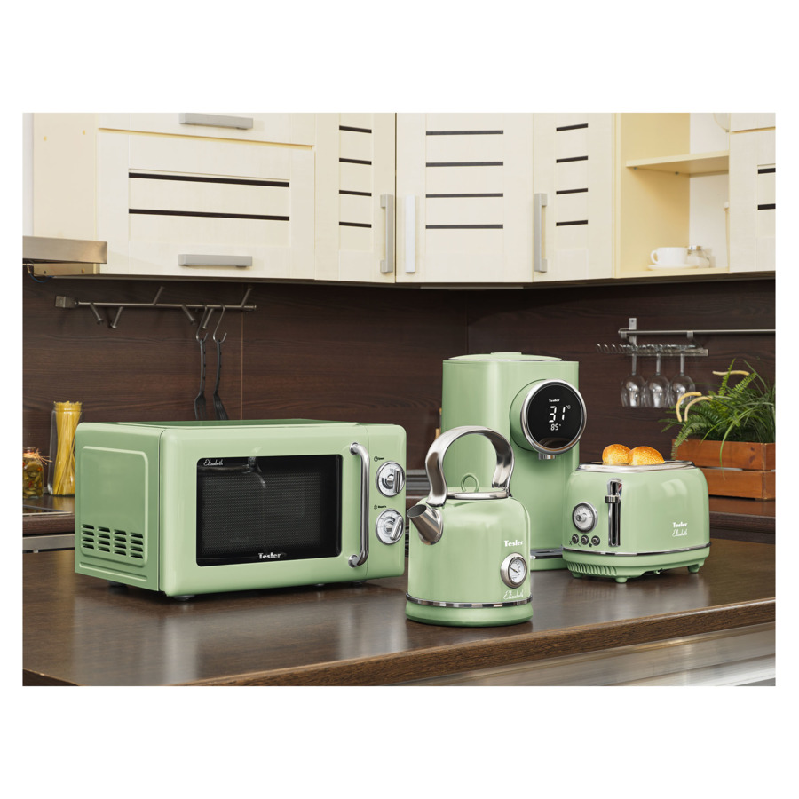 Термопот TESLER Margherita TP-5060 GREEN на 5 л, 1200 Вт, 22х29х37 см, зеленый