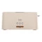 Тостер TESLER Ingrid TT-140 BEIGE 1 отсек, 980 Вт, 39.5х14х18см, бежевый