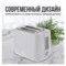 Тостер TESLER Crystal TT-204 GREY 2 отсека, 930 Вт, 27,5х17х18,8 см, пластик, серый