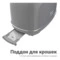 Тостер TESLER Elizabeth TT-245 GREY 2 отсека, 815 Вт, 29.5х18.8х19.1 см, серый