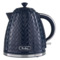 Чайник электрический TESLER Crystal KT-1704 NAVY BLUE 1,7 л, 2200 Вт, 19х23.5х23.5 см, пластик, сини