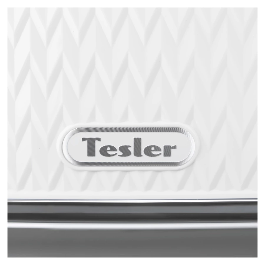 Чайник электрический TESLER Crystal KT-1704 WHITE 1,7 л, 2200 Вт, 19х23.5х23.5 см, пластик, белый