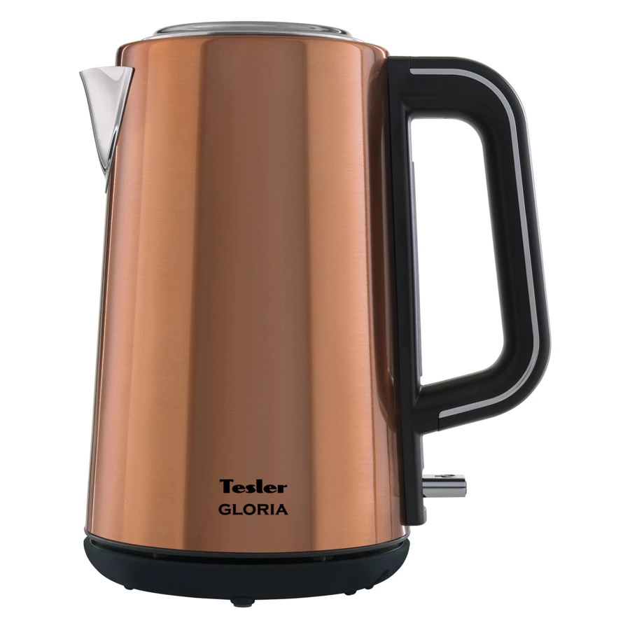 Чайник электрический TESLER Gloria KT-1710 COPPER 1,7 л, 2200 Вт, 22.2x25.8x25.8 см, сталь, медный