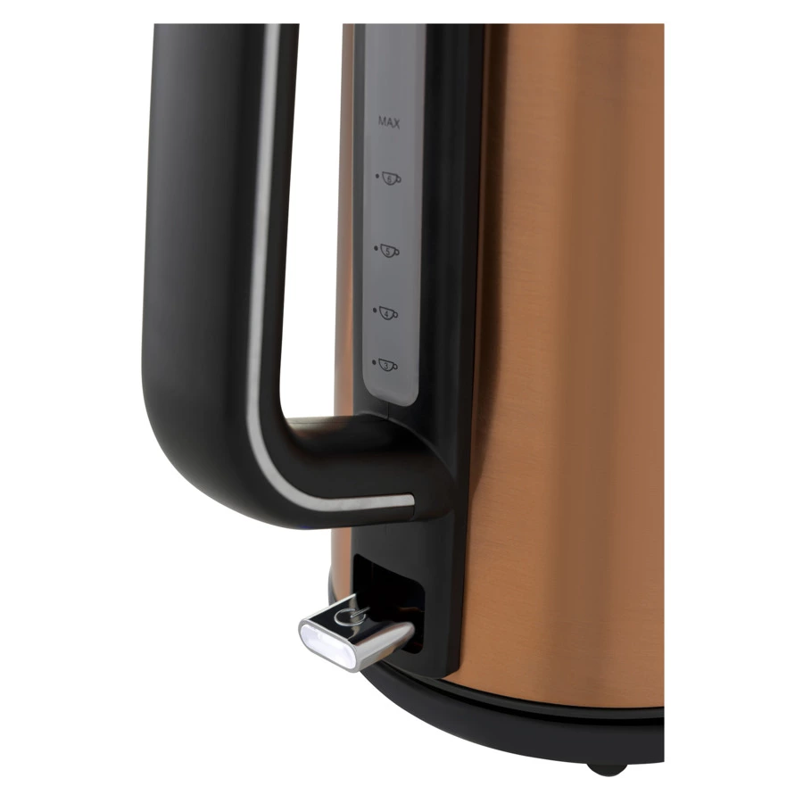 Чайник электрический TESLER Gloria KT-1710 COPPER 1,7 л, 2200 Вт, 22.2x25.8x25.8 см, сталь, медный