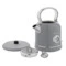 Чайник электрический TESLER Elizabeth KT-1745 GREY 1,7 л, 2200 Вт, 24.3х18.5х28.5 см, серый