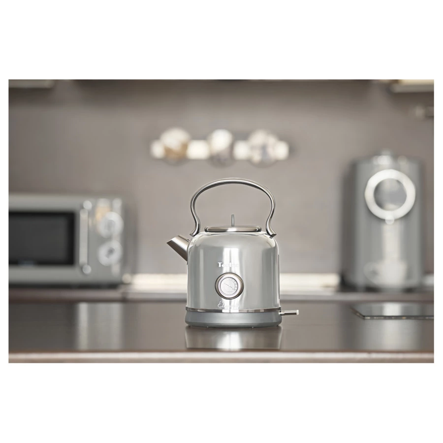 Чайник электрический TESLER Elizabeth KT-1745 GREY 1,7 л, 2200 Вт, 24.3х18.5х28.5 см, серый