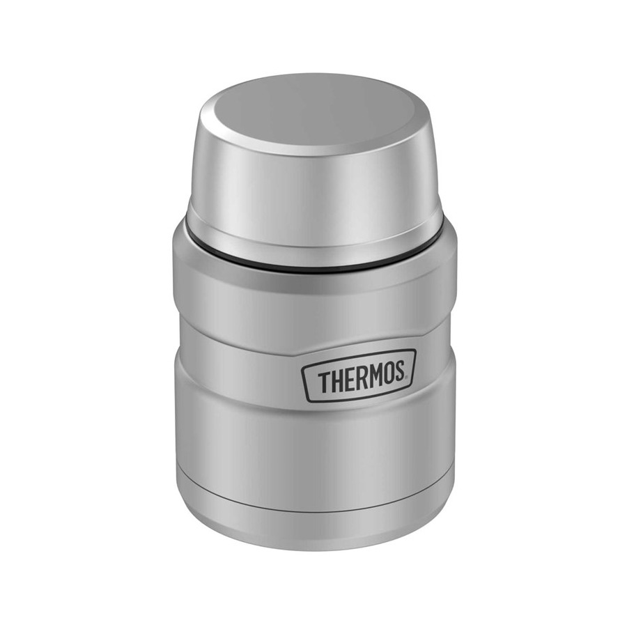 Термос с ложкой Thermos SK3000 MMS 470 мл, сталь нержавеющая, стальной