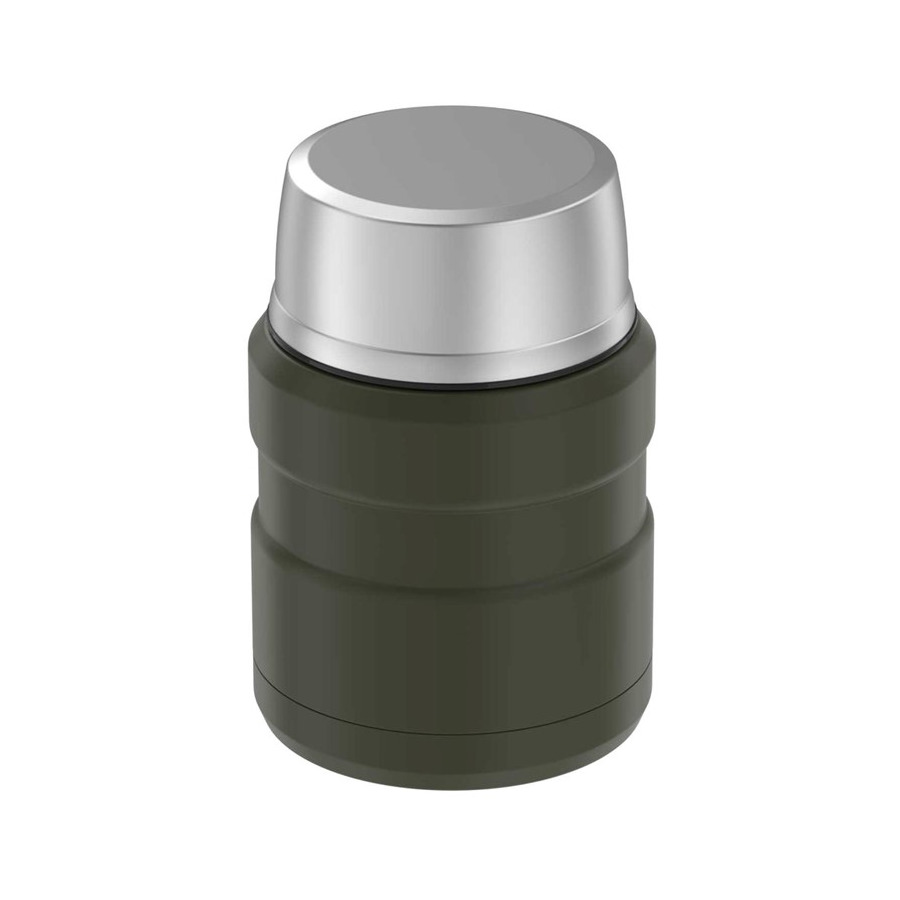 Термос с ложкой Thermos SK3000 MAG 470 мл, сталь нержавеющая, хаки