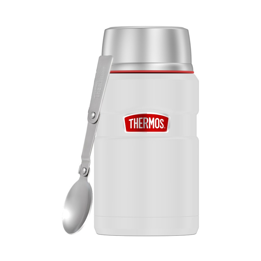 Термос с ложкой Thermos SK3020 RCMW 710 мл, сталь нержавеющая, белый