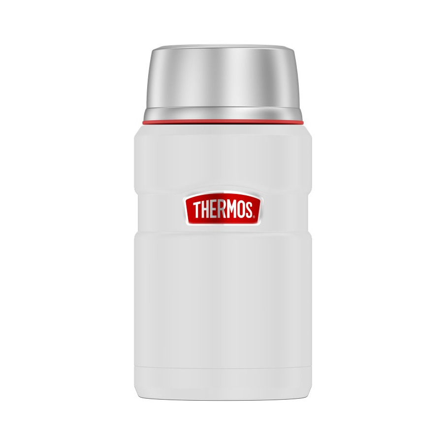 Термос с ложкой Thermos SK3020 RCMW 710 мл, сталь нержавеющая, белый