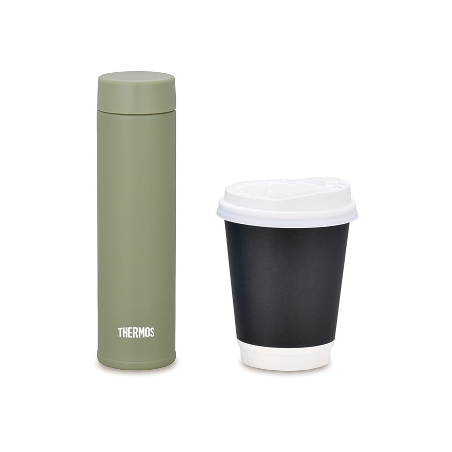 Термос Thermos JOJ-180 KKI 180 мл, сталь нержавеющая, оливковый